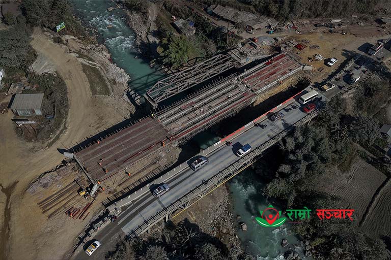 मुग्लिन–पोखरा सडक विस्तार : पश्चिम खण्डको काम तीव्र गतिमा (तस्बिरहरू)