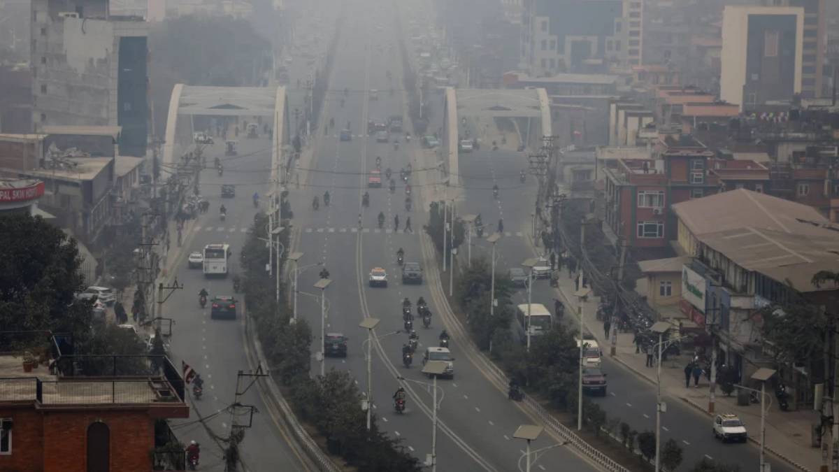 काठमाडौंको वायु प्रदूषणले नाघ्यो अस्वस्थको तह